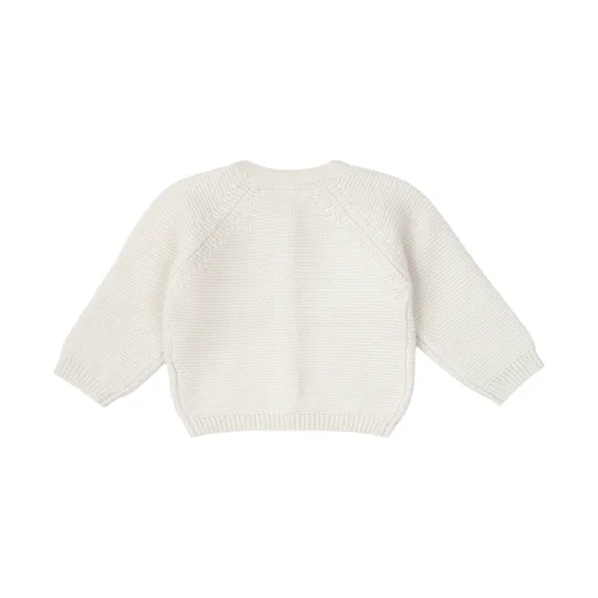 Lodger Strickjacke – Knit Merinowolle – Größe 68 – Cream