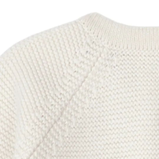 Lodger Strickjacke – Knit Merinowolle – Größe 68 – Cream