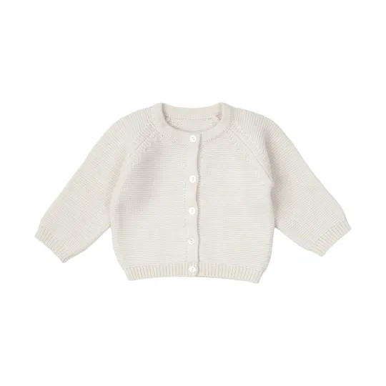 Lodger Strickjacke – Knit Merinowolle – Größe 62 – Cream