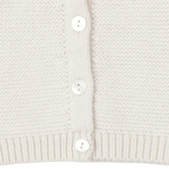 Lodger Strickjacke – Knit Merinowolle – Größe 62 – Cream