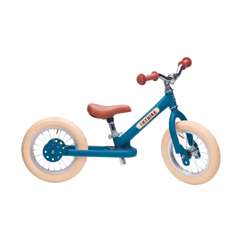 Trybike Steel Vintage Laufrad - Blue Matt