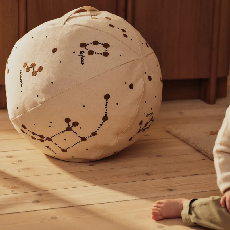 Ferm Living Pouf - Sternbild - Ø 50 cm - Undyed