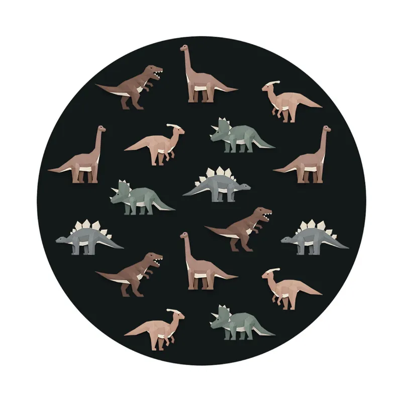 Studio Ditte Dinosaurier Kreis-Tapete - 142,5 cm