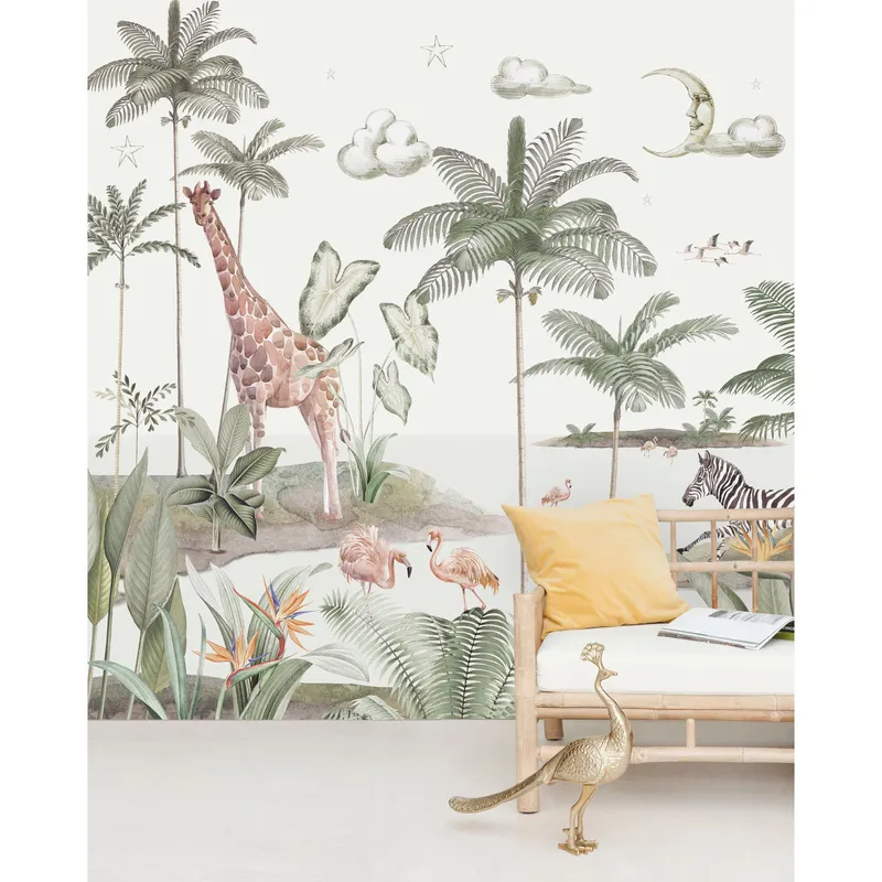 Smiling Jungle Moon 4m Mur-Basic-Smiling-Jungle-Moon-4*2.80
