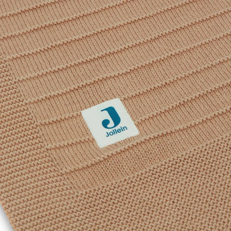 Jollein Pure Knit Bettdecke Biscuit 100 x 150 cm