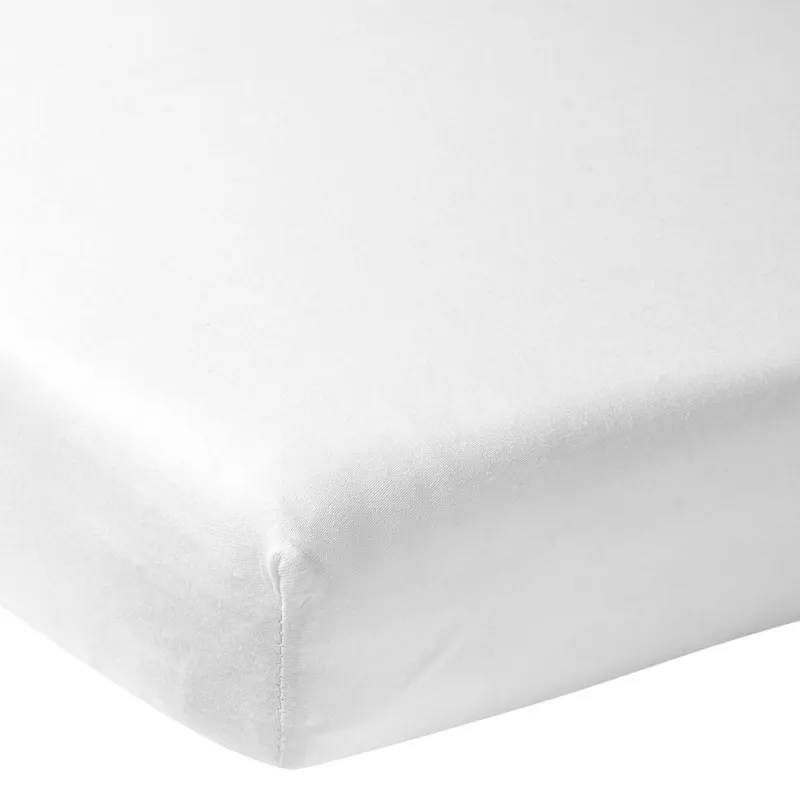 Meyco Jersey Spannbetttuch 50 x 90 cm Weiß