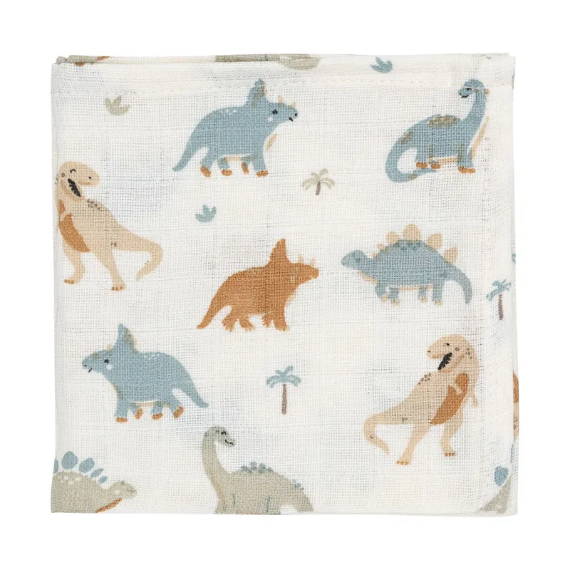 Jollein Roarsome Mundtuch - 3 Pack - 31 x 31 cm - Hydrophil