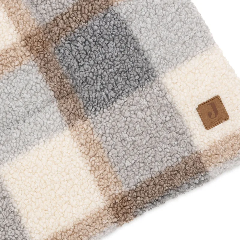 Jollein Check Laufstallteppich 75 x 95 cm - Boucle