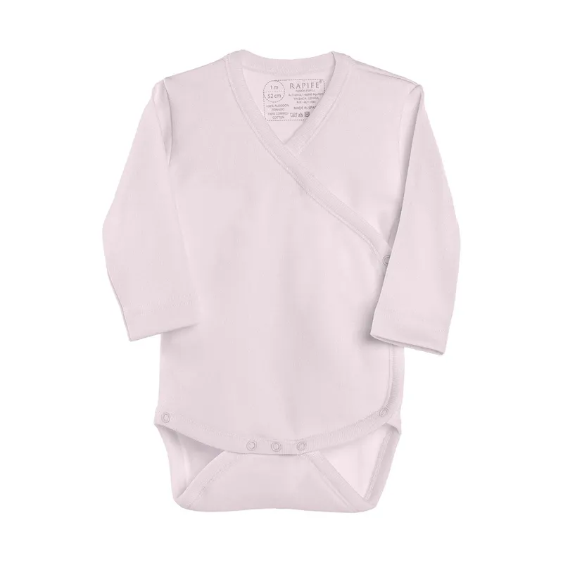 Rapife Wickelbody Langarm Pink Gr. 62