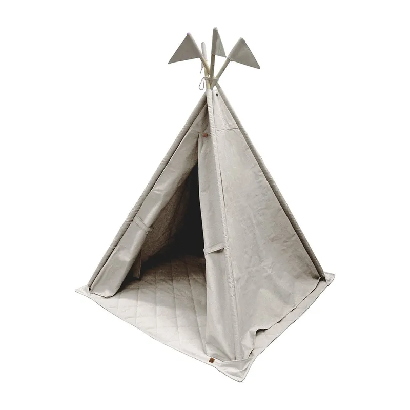 Overseas Canvas With Flags Tipi – Natur