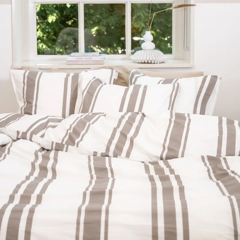 Town & Country Kinsley Bettbezug - 140 x 220 cm - Taupe