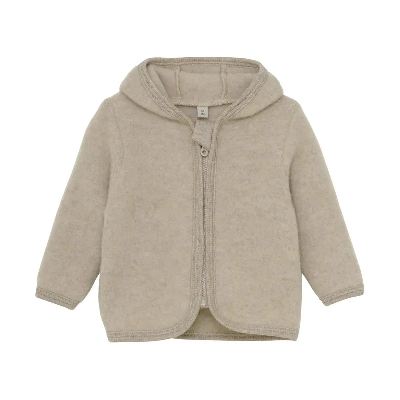  HUTTEliHUT - Jacke Wool Fleece - Camel Melange - Gr. 62