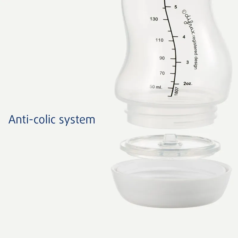Difrax Starterset Transparent Mit Flaschenbürste