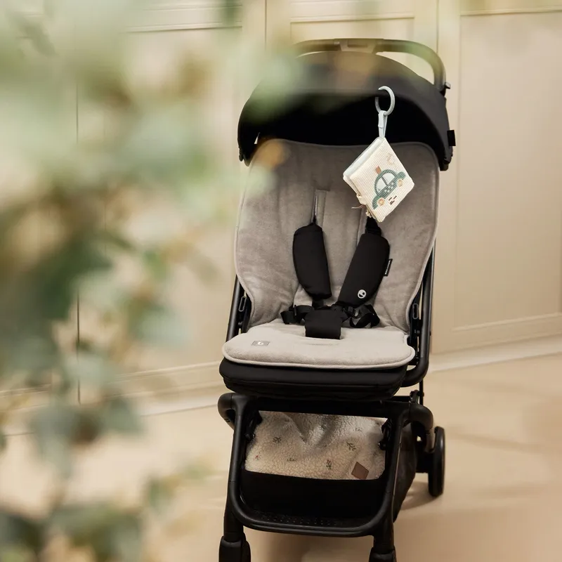 Jollein Einlage Buggy/Kinderwagen - Frottee/Baumwolle - Storm Grey
