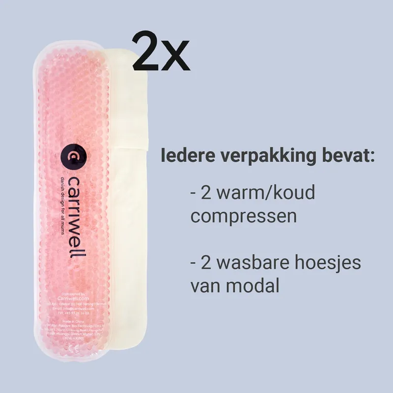 Carriwell Warm/Kalt Perineum Kompresse - 2 Stück