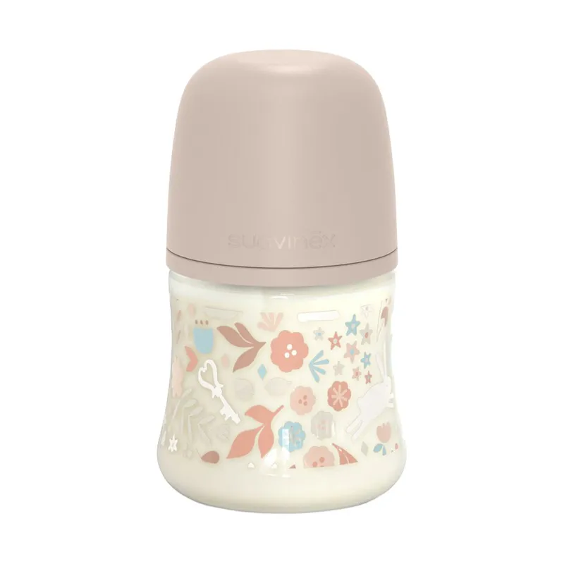 Suavinex Babyflasche - SX Pro - Wonderland - Slow Flow - 150ml - Rosa