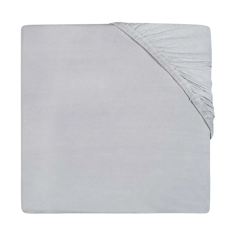 Jollein Hoeslaken Katoen 75 x 150 cm Soft Grey