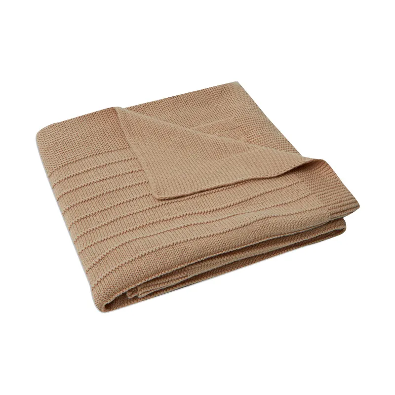 Jollein Pure Knit Bettdecke Biscuit 100 x 150 cm