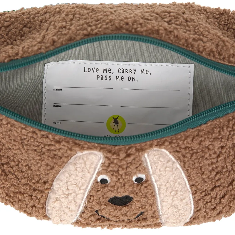 Lässig Kids Bauchtasche - Team Dog - Braun