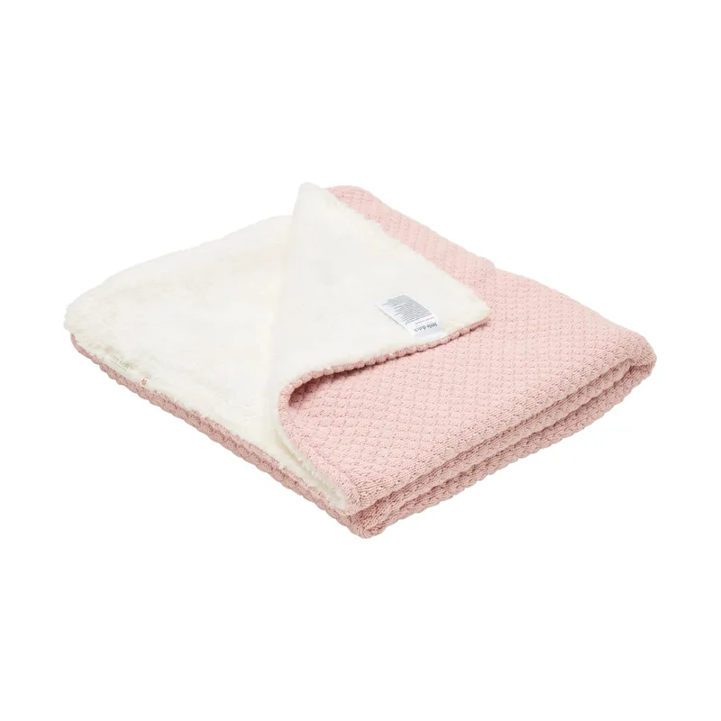 Little Dutch Pure Babystrickdecke – 70 x 100 cm – Blossom