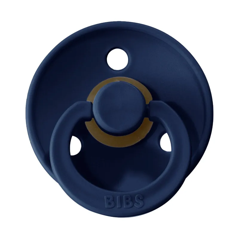 BiBs Retro Schnuller Deep Spance Blue / Petrol 6-18 Monate 2 Stück