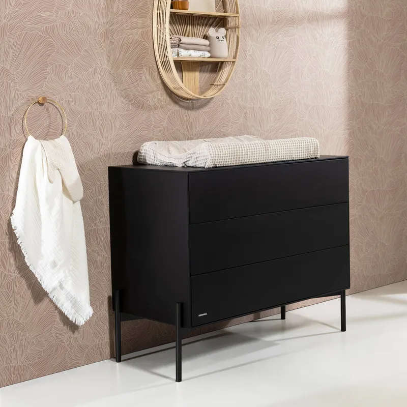 Kidsmill Boutique Kommode Schwarz Matt