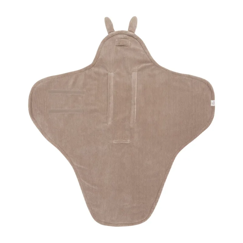 Jollein Wickeldecke - Milky Coffee - Bunny Cloudy Rib