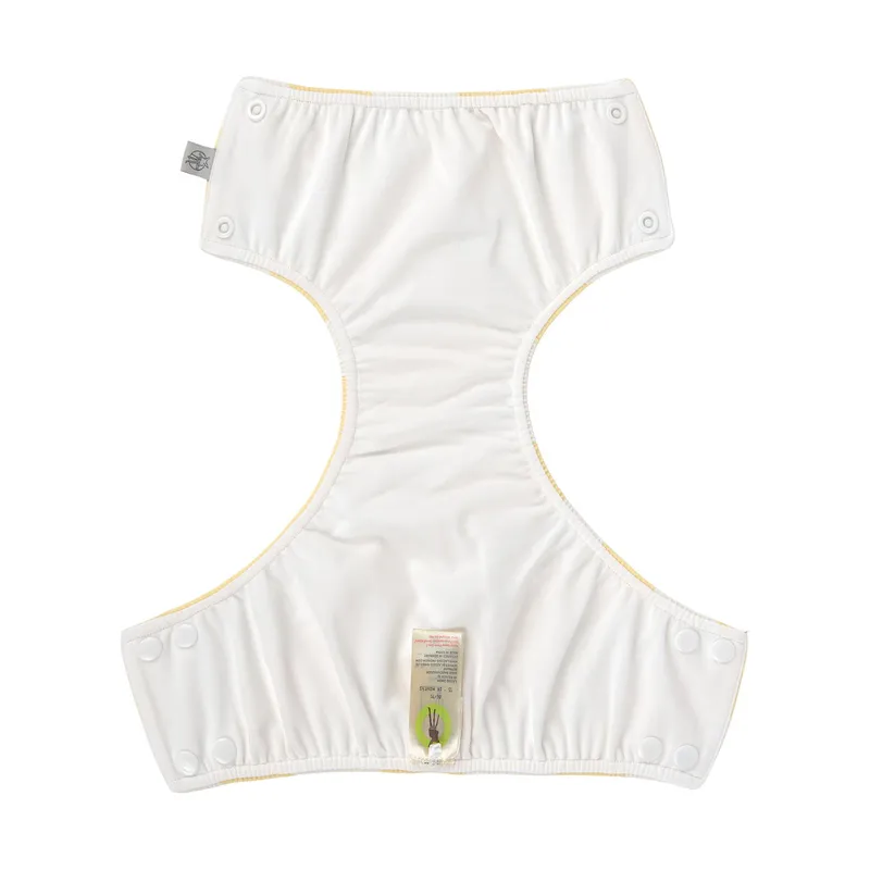 Lässig Snap Schwimmwindel - Stripes - Größe  62/68 - Pale Yellow/Sea Salt