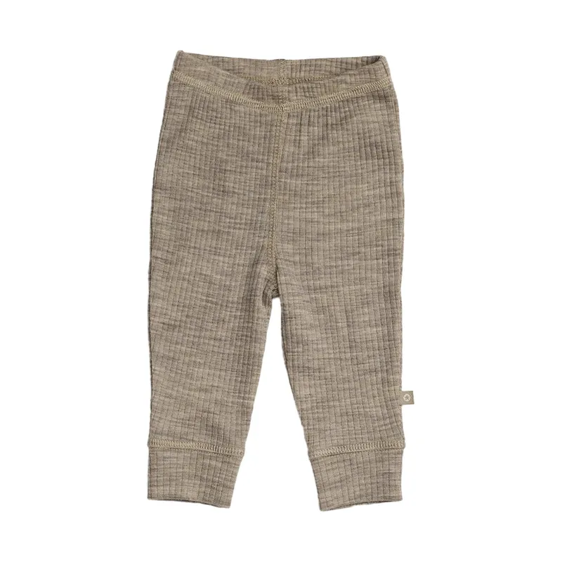 Smallstuff Leggings - Größe 56 - Merino Wolle - Nature Melange