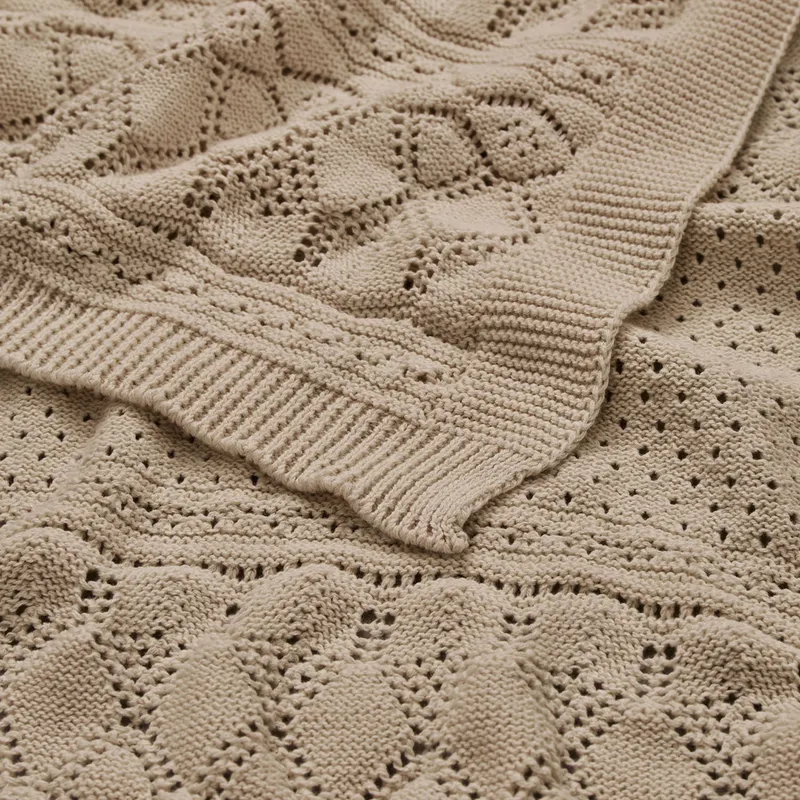 Cam Cam Copenhagen Pointelle Gestrickte Baby Decke - Hazel