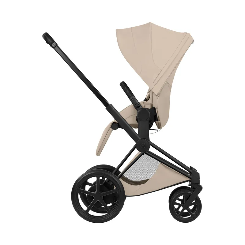 Cybex e-Priam 5 Style Kinderwagen 2-in-1 - Mattschwarzes Gestell