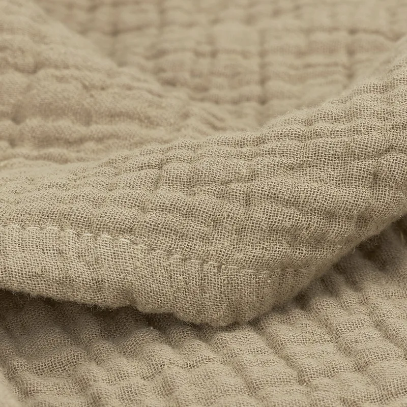 Meyco Baby Uni Pre-Washed Hydrophiles Bettlaken – 100 x 150 cm – Taupe