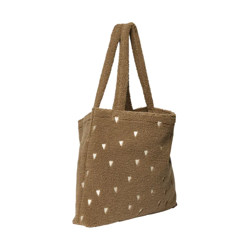 Studio Noos Teddy Hearts Mom Bag - Braun