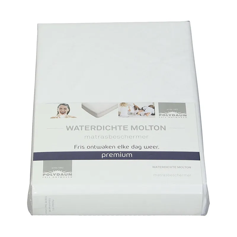 Polydaun Wasserdichter Molton-Matratzenbezug – 140 x 190/210 cm