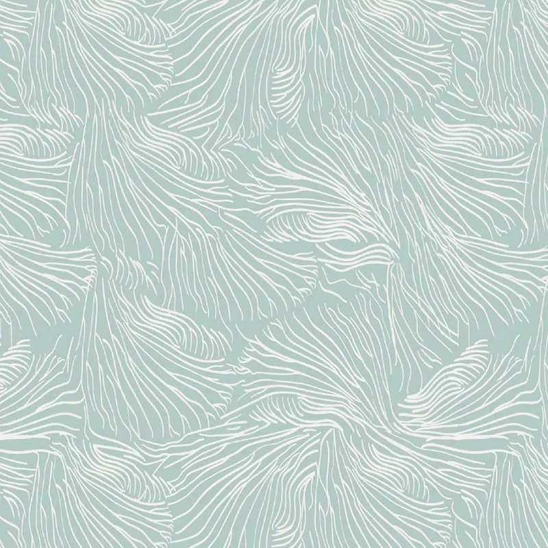 Bibelotte Tapete – Pilz – Eisblau