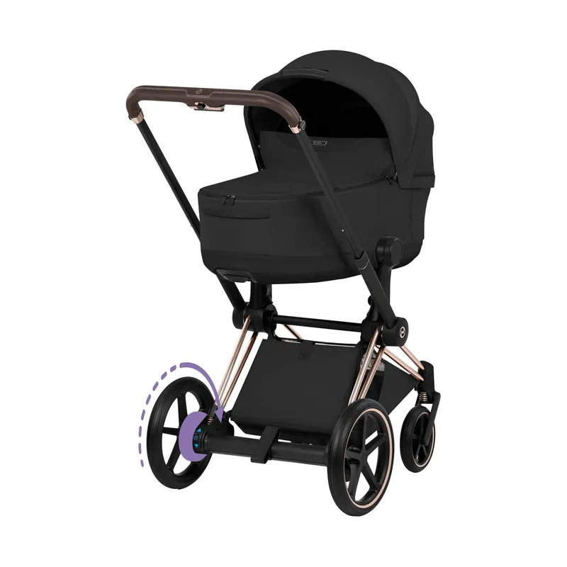 Cybex Kinderwagen 2-in-1 - e-Priam 5 Style - Rosegoldenes Gestell