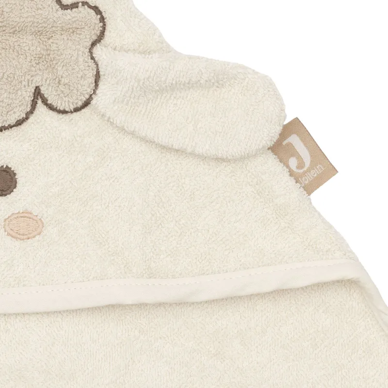 Jollein Sheep Sonny Badecape - 75 x 75 cm - Frottee
