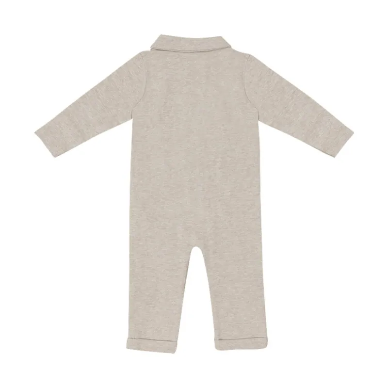 Klein Baby Polo Strampler - Gr. 68 - Beige Melange