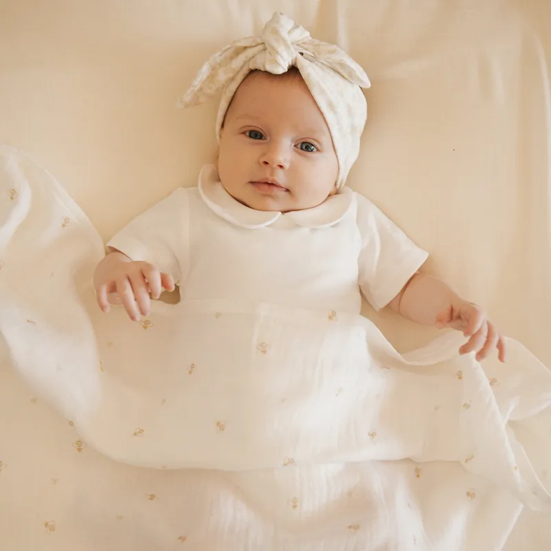 Bamboom Swaddle Muslin - XL - 120 x 120 - Bees