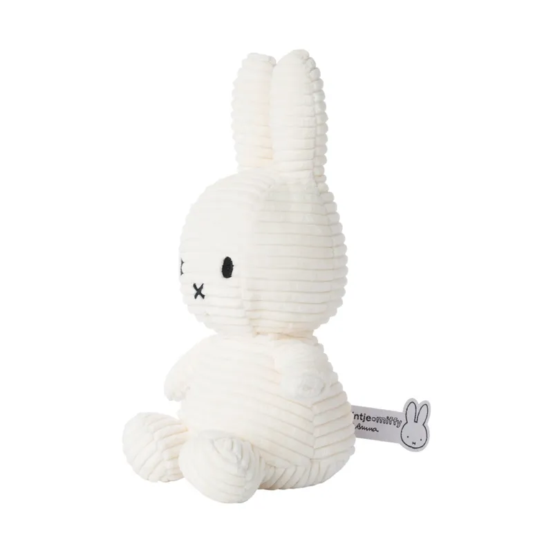 Miffy Corduroy Kuscheltier - 23 cm - ECO - Offwhite