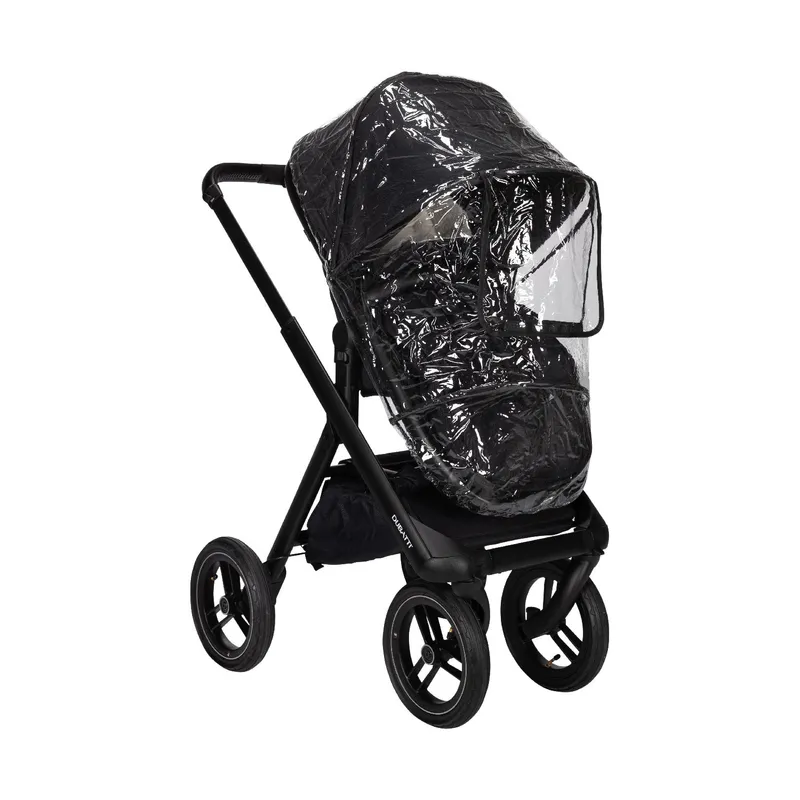 Dubatti One E5 Kinderwagen 2-in-1 - Black / Dark Brown