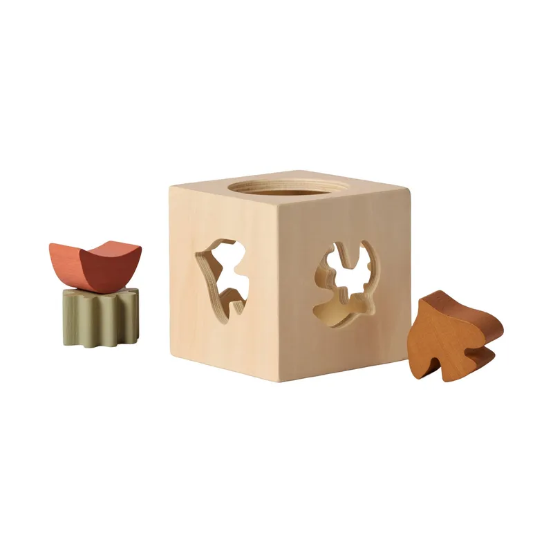 Ferm Living Holzspielzeug – Skye Puzzlebox – Mehrfarbig