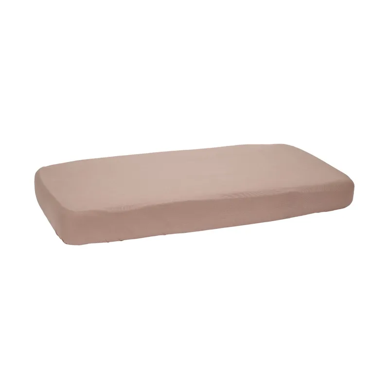 Little Dutch Spannbettlaken Einzelbett - Pure Pink Blush - 90 x 200 cm