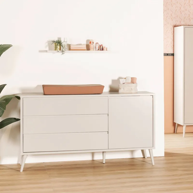 Europe Baby Sterre Kommode - XL - Oatmeal / Oatmeal