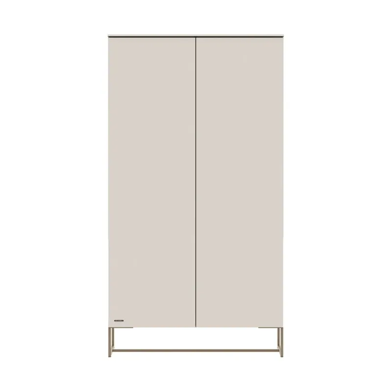Kidsmill Intense II Schrank 2 - türig - Oatmeal/ Patinated Brass