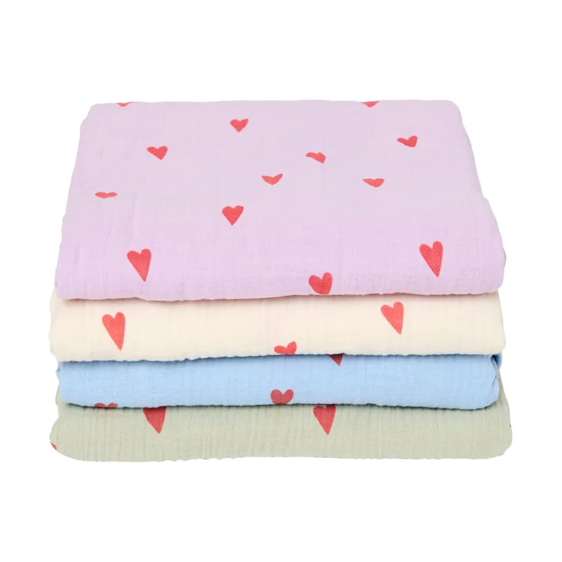 Studio Noos Natural Hearts Swaddle 120x120 cm