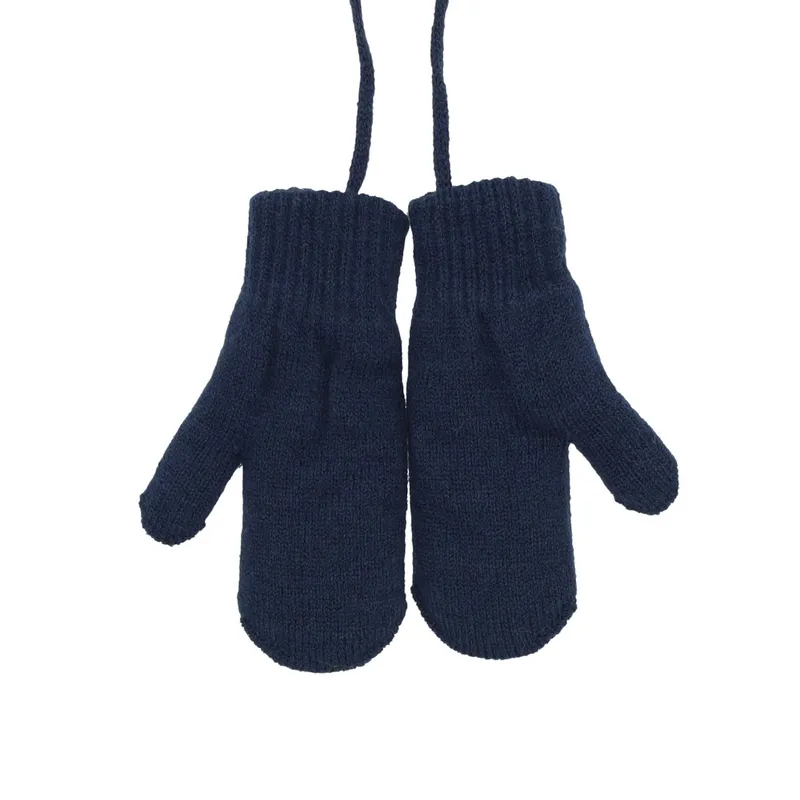 Puck Knit Fäustlinge - Navy