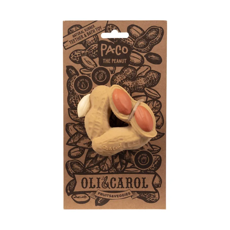 Oli & Carol Beißspielzeug Paco The Peanut