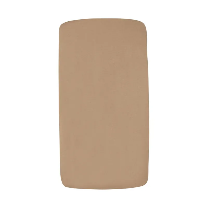 Jollein Spannbettlaken Jersey - 2 Stück - 40/50 x 80/90 cm - Wild Rose/Biscuit