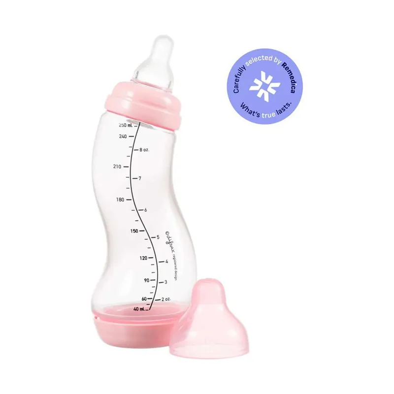 Difrax S-Flasche Natural Trend 250 ml – Pink Opal